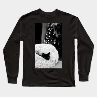 Black Cat Christmas Long Sleeve T-Shirt